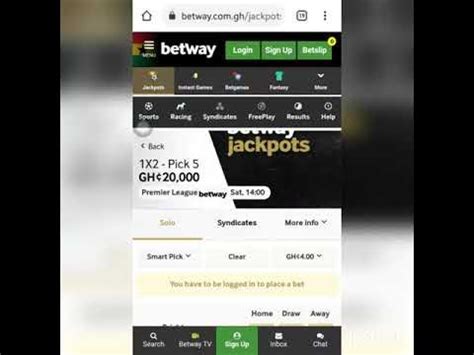 betway jackpot pick 5 results